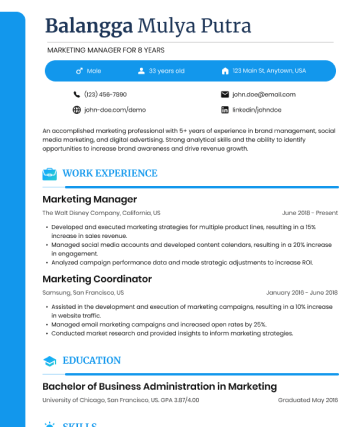 ATS-Friendly CV HR Specialist