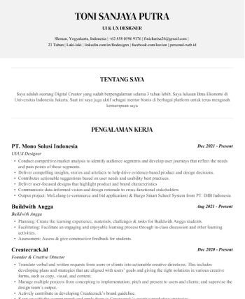 CV ATS Classic