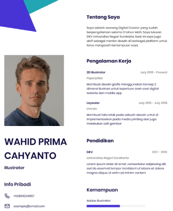 CV Mahasiswa Sosial