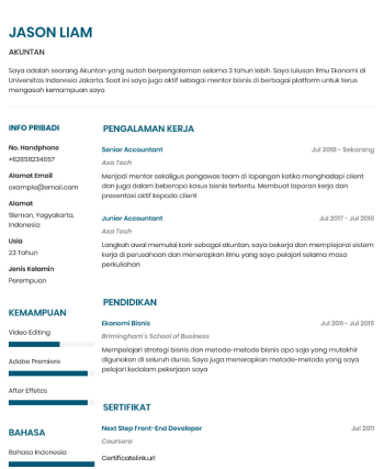 Template CV - Sintesis