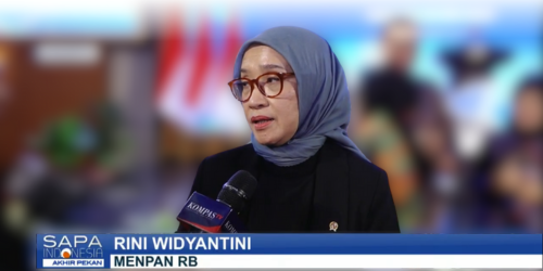 Menteri Pendayagunaan Aparatur Negara dan Reformasi Birokrasi (MenPAN-RB), Rini Widyantini